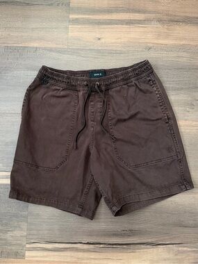 Roark Men's Made to Fade 7.5" Shorts - Cocoa Bean - Size Small